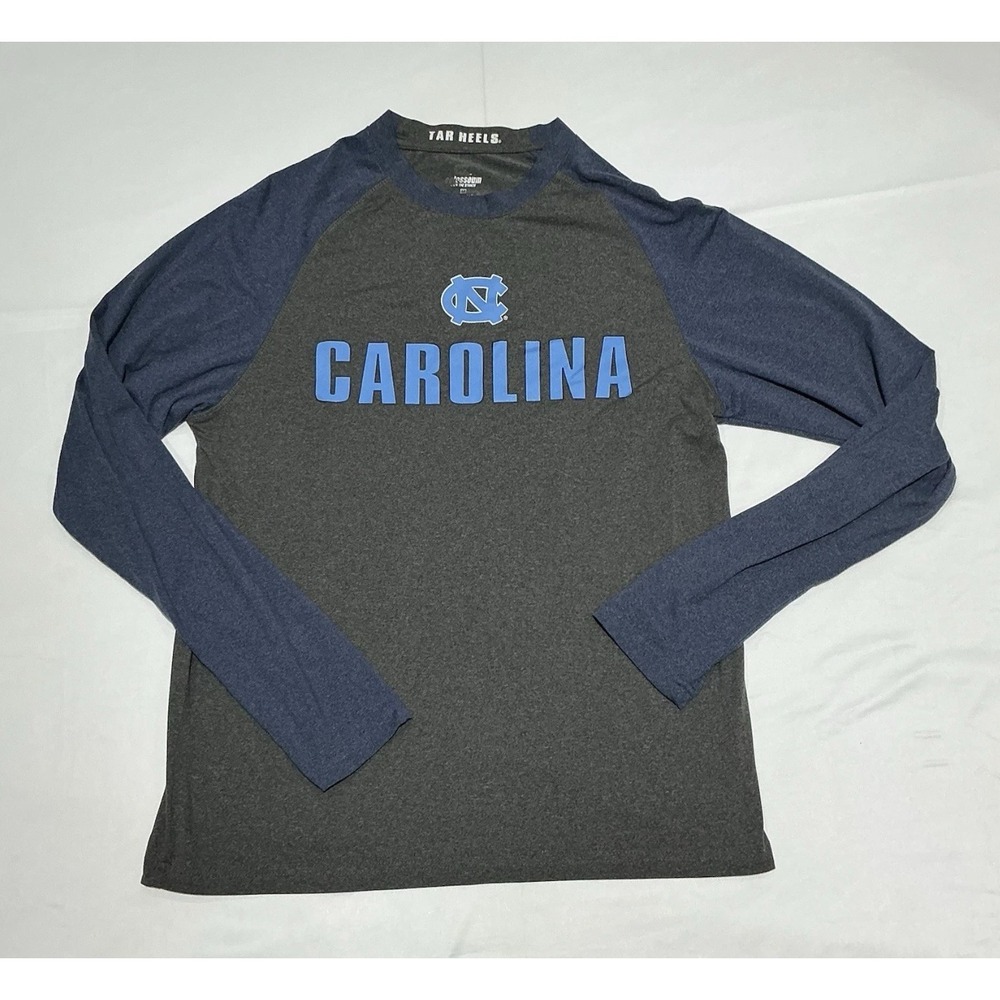 North Carolina Tar Heels Shirt Mens Medium Gray Colosseum Basketball